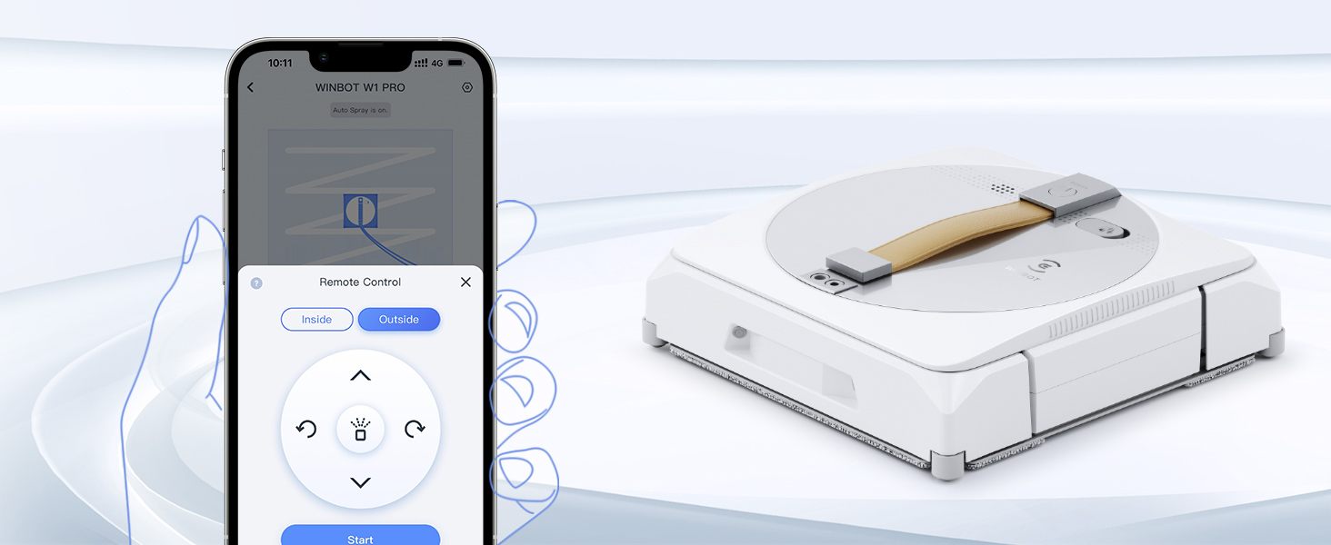 ECOVACS WINBOT W1 PRO Smartphone App